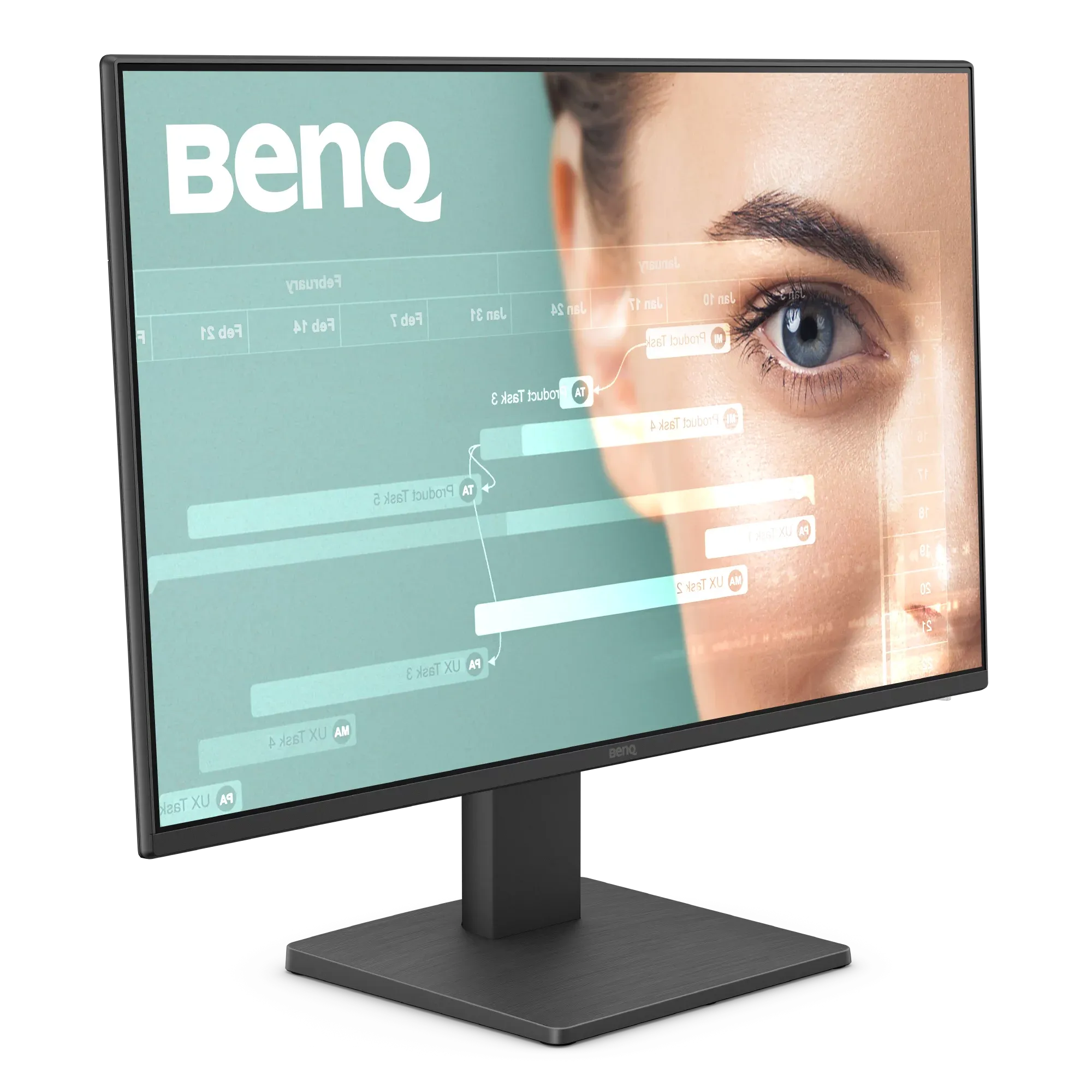 BenQ LED Monitor 24" IPS FHD 100Hz With HDMI | DP (GW2491) view 2